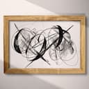 Full frame view of A vintage graphite sketch, abstract shapes