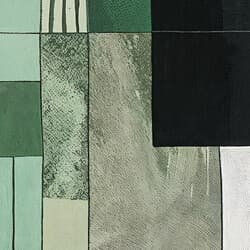 Grid Art | Abstract Wall Art | Abstract Print | Gray, Black and Green Decor | Contemporary Wall Decor | Office Digital Download | Flat Illustration