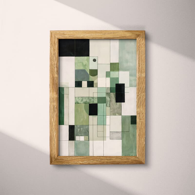 Full frame view of A contemporary flat 2D illustration, a grid of squares