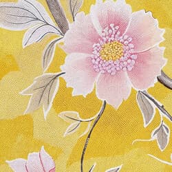 Floral Art | Floral Wall Art | Flowers Print | Yellow, Brown, White, Black and Gray Decor | Japandi Wall Decor | Living Room Digital Download | Housewarming Art | Autumn Wall Art | Textile