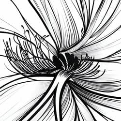 Flower Digital Download | Nature Wall Decor | Flowers Decor | White, Black and Gray Print | Minimal Wall Art | Bedroom Art | Mother's Day Digital Download | Spring Wall Decor | Pencil Sketch