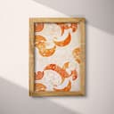 Full frame view of A bauhaus textile print, intricate pattern
