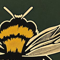 Bee Humble Art | Bee Wall Art | Quotes & Typography Print | Black, Brown, Orange, Gray and Beige Decor | Vintage Wall Decor | Kitchen & Dining Digital Download | Housewarming Art | Spring Wall Art | Linocut Print