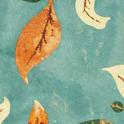 Vine Pattern Art | Botanical Wall Art | Botanical Print | Blue, Green, White, Brown and Orange Decor | Vintage Wall Decor | Living Room Digital Download | Housewarming Art | Spring Wall Art | Textile