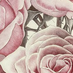 Crown Digital Download | Floral Wall Decor | Flowers Decor | White and Purple Print | Vintage Wall Art | Bedroom Art | Bridal Shower Digital Download | Valentine's Day Wall Decor | Spring Decor | Pastel Pencil Illustration