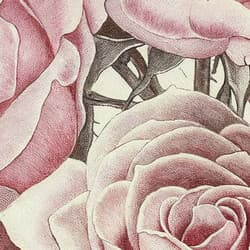 Crown Digital Download | Floral Wall Decor | Flowers Decor | White and Purple Print | Vintage Wall Art | Bedroom Art | Bridal Shower Digital Download | Valentine's Day Wall Decor | Spring Decor | Pastel Pencil Illustration
