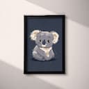 Full frame view of A cute chibi anime cartoon drawing, a koala bear