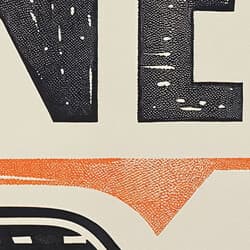 Winner Art | Motorsport Wall Art | Sports Print | Beige, Black, Gray and Orange Decor | Vintage Wall Decor | Game Room Digital Download | Graduation Art | Linocut Print