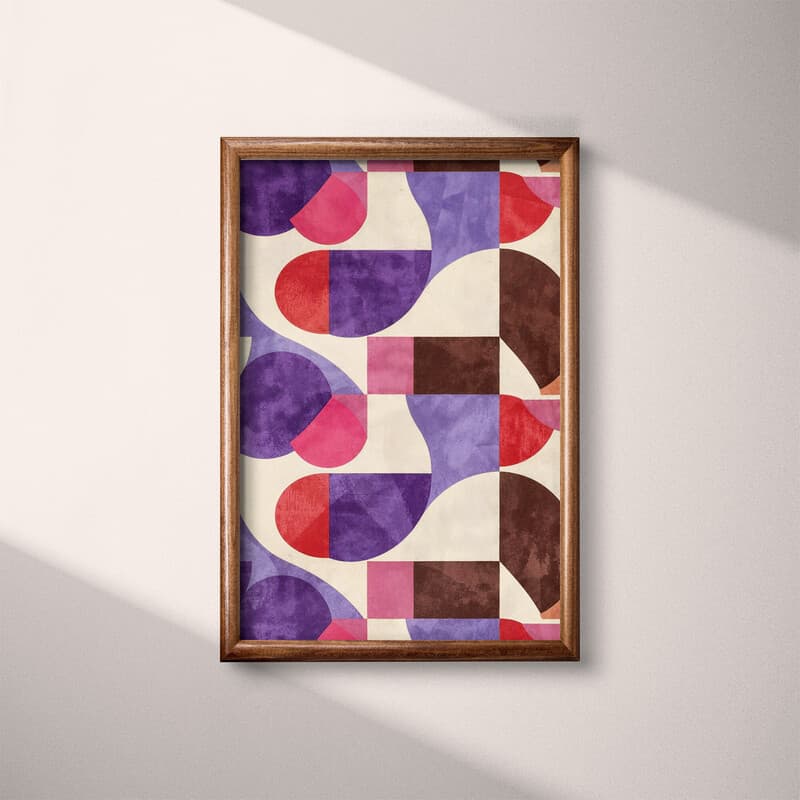 Full frame view of A minimalist textile print, geometric pattern