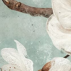 Almond Blossoms Art | Botanical Wall Art | Flowers Print | Gray, Black, White and Brown Decor | Rustic Wall Decor | Living Room Digital Download | Housewarming Art | Spring Wall Art | Pastel Pencil Illustration