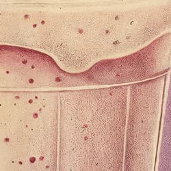 Milkshake Art | Food Wall Art | Food & Drink Print | Beige and Purple Decor | Vintage Wall Decor | Kitchen & Dining Digital Download | Summer Art | Pastel Pencil Illustration