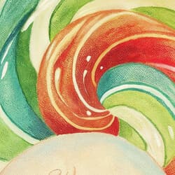 Lollipop Art | Food Wall Art | White, Red, Green and Purple Print | Chibi Decor | Kids Wall Decor | Back To School Digital Download | Christmas Art | Summer Wall Art | Pastel Pencil Illustration
