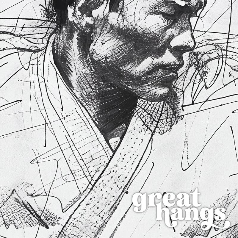 Closeup view of A vintage graphite sketch, taekwondo