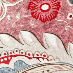 Paisley Pattern Digital Download | Pattern Wall Decor | Fashion Decor | White, Red and Purple Print | Maximalist Wall Art | Living Room Art | Diwali Digital Download | Autumn Wall Decor | Textile