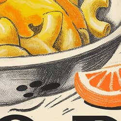 Comfort Food Art | Food Wall Art | Food & Drink Print | White, Black, Brown and Gray Decor | Vintage Wall Decor | Kitchen & Dining Digital Download | Housewarming Art | Thanksgiving Wall Art | Autumn Print | Pastel Pencil Illustration