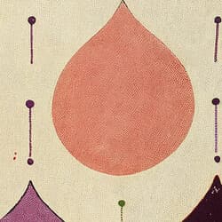 Gumdrop Pattern Digital Download | Pattern Wall Decor | Food & Drink Decor | Beige, Purple, Red and Brown Print | Vintage Wall Art | Kids Art | Baby Shower Digital Download | Autumn Wall Decor | Textile
