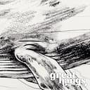 Closeup view of A vintage ink sketch, a whale