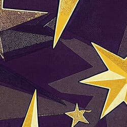Star Pattern Art | Astronomy Wall Art | Purple, White and Brown Print | Art Deco Decor | Living Room Wall Decor | Housewarming Digital Download | Autumn Art | Textile