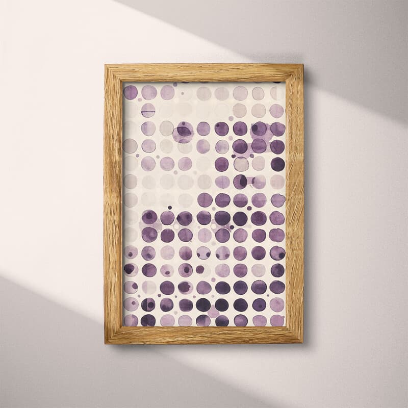 Full frame view of A contemporary textile print, dots grid pattern