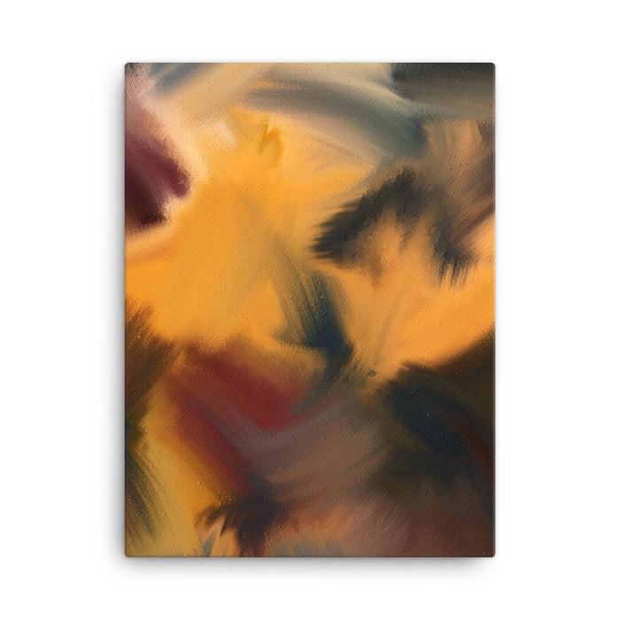 Samurai Block Art Print - Stretched Canvas / No Frame / 18×24
