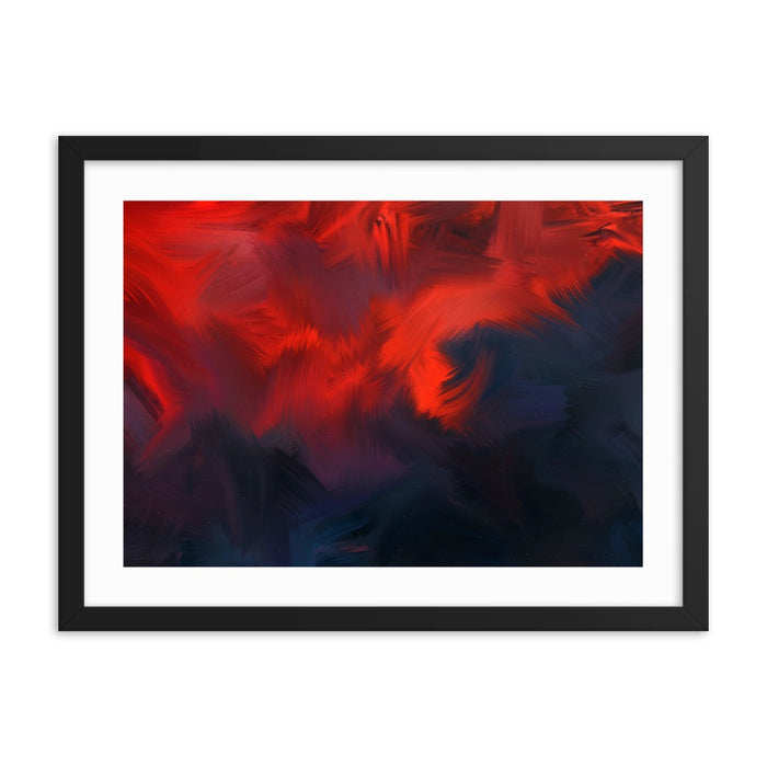 Lava Lava Art Print - Enhanced Matte Print - White Border / Frame / 24×18