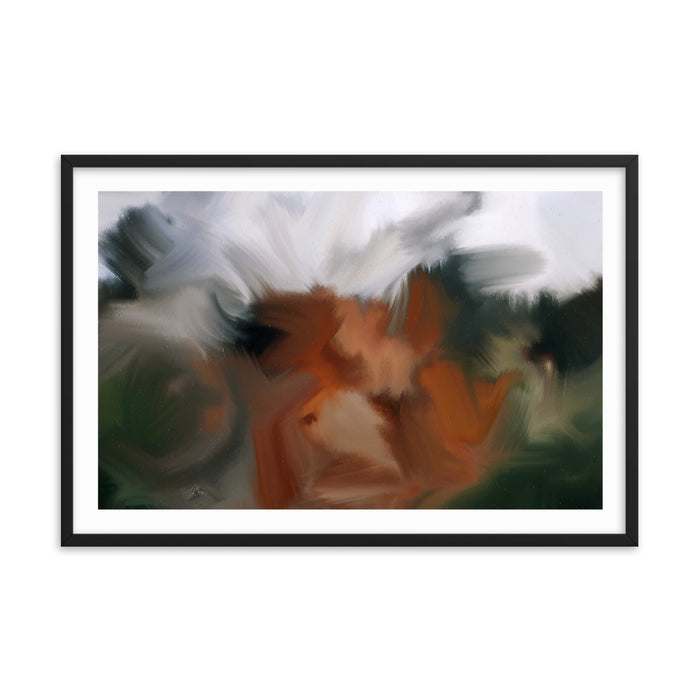 Hometown Magic Art Print - Enhanced Matte Print - White Border / Frame / 36×24