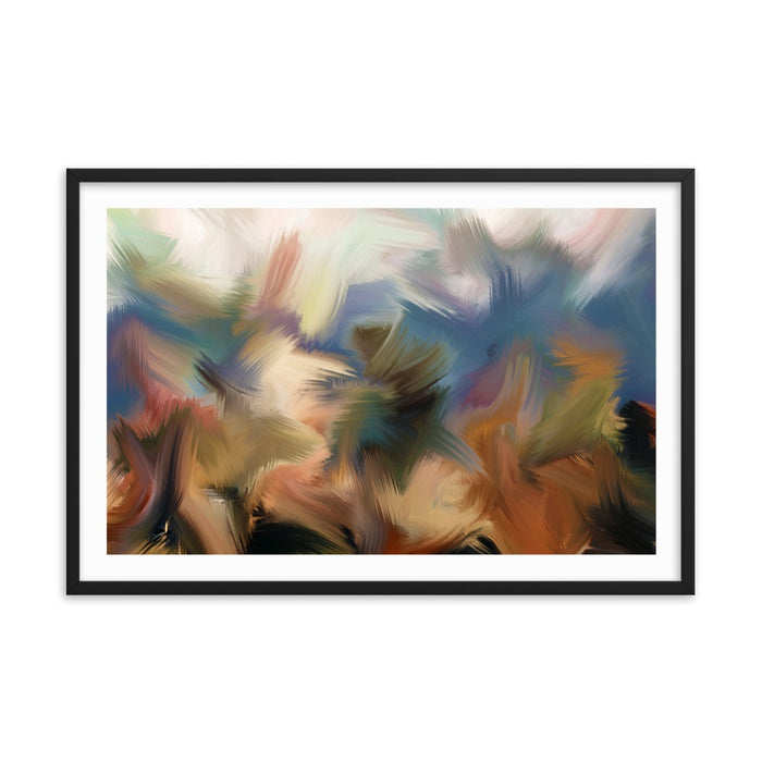 Rainforest Art Print - Enhanced Matte Print - White Border / Frame / 36×24