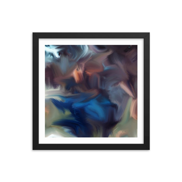 Cyclone Moment Art Print - Enhanced Matte Print - White Border / Frame / 14×14