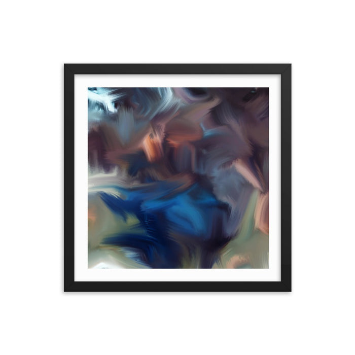 Cyclone Moment Art Print - Enhanced Matte Print - White Border / Frame / 16×16